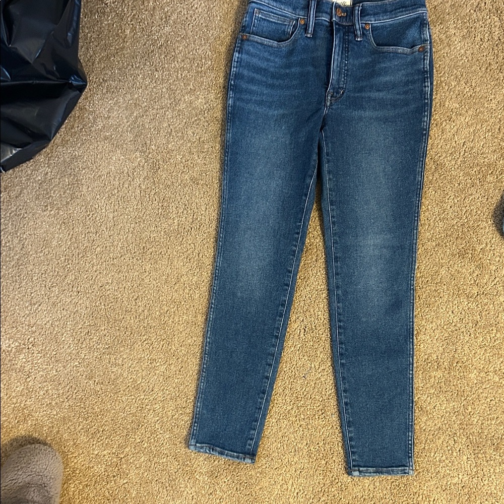 NWOT Madewell Women's Straight Leg Blue Jeans